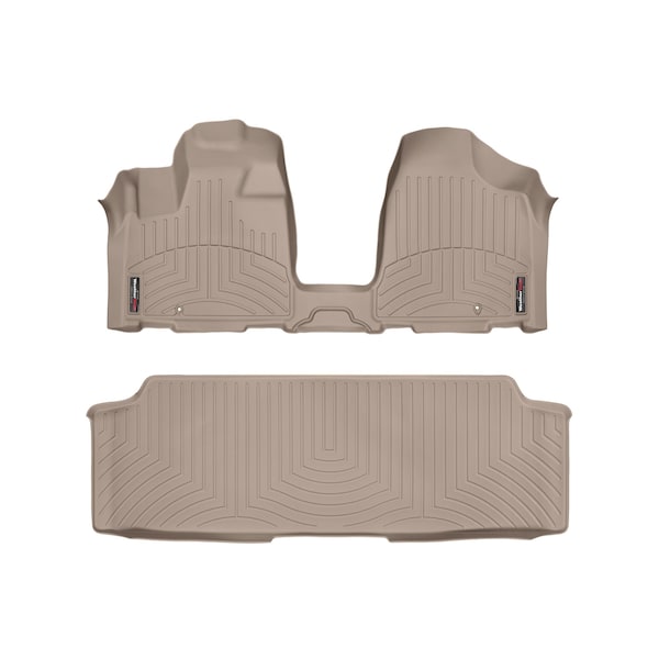Front and Rear Floorliners - Over The Hump, 455621-450272